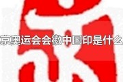 抖音短视频：北京奥运会中国印：北京奥运会会徽中国印是什么印